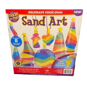 Made By Me~Create Your Own Sand Arts & Crafts Kit~Make 7 Projects/Bottles- New!